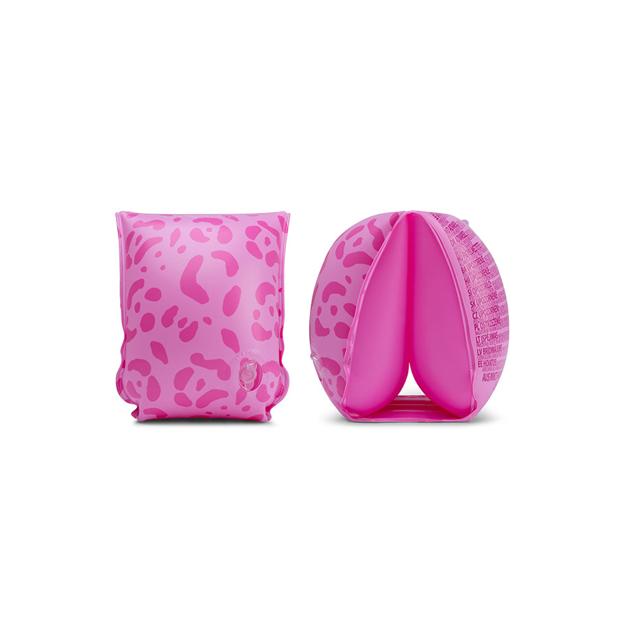 Zwembandjes - Roze - Leopard - 2/6 Jaar
