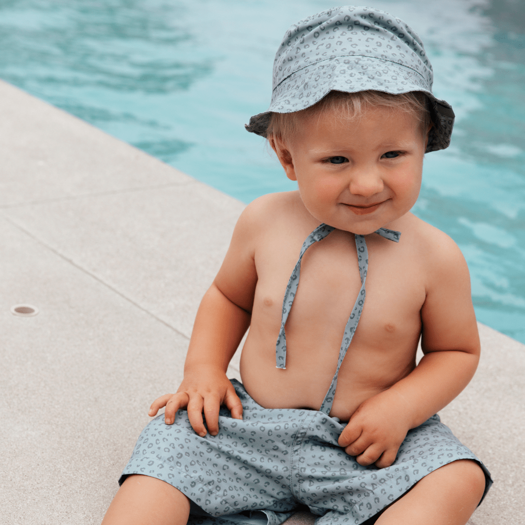 Zonnehoedje - Groen - Leopard