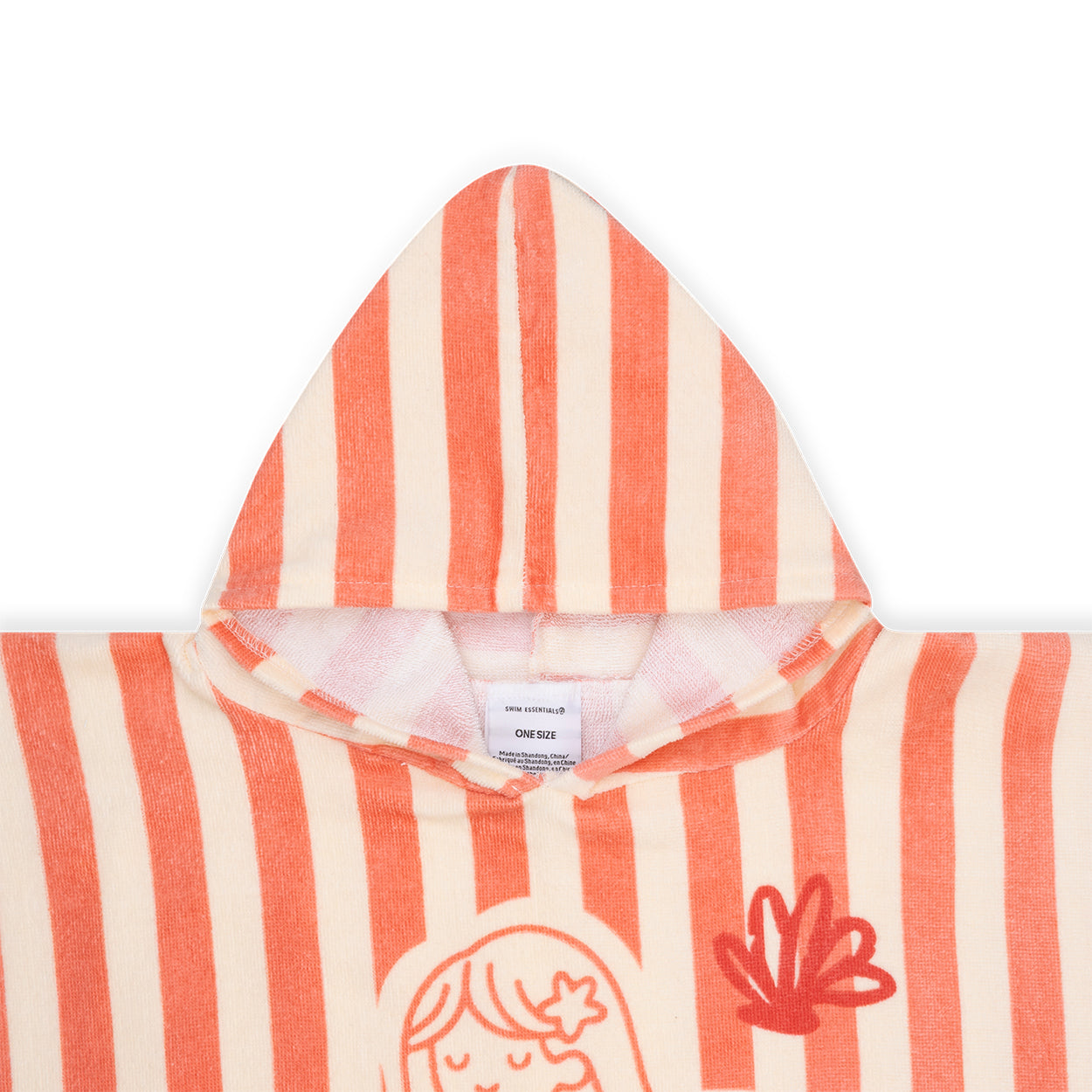 Strandponcho - Roze - Mermazing - 65 x 65 cm