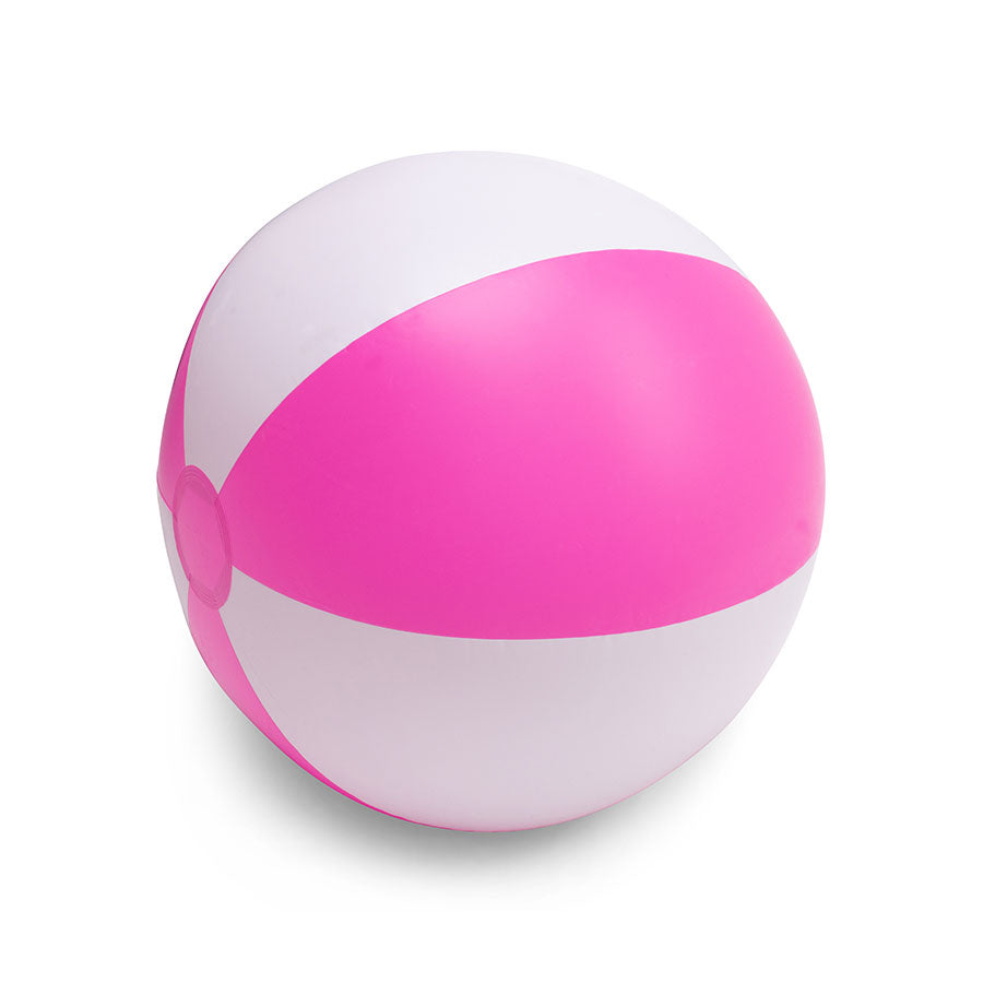 Balon de plage - Blanc/Rose - Softlines