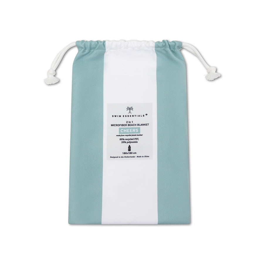 Strandlaken Microvezel - Groen - Cheers - 180 x 180 cm