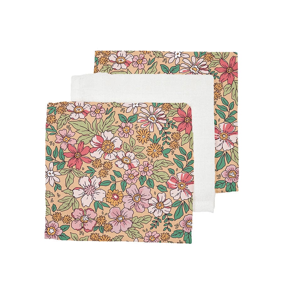 Chiffons hydrophiles - Multicolore - Blossom - 25 x 25 cm