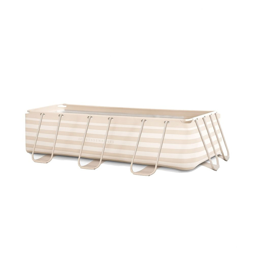 Piscinas de montaje - Beige - Essence - Con Bombas De Piscina Y Escaleras De La Piscina - 400 x 200 x 100 cm