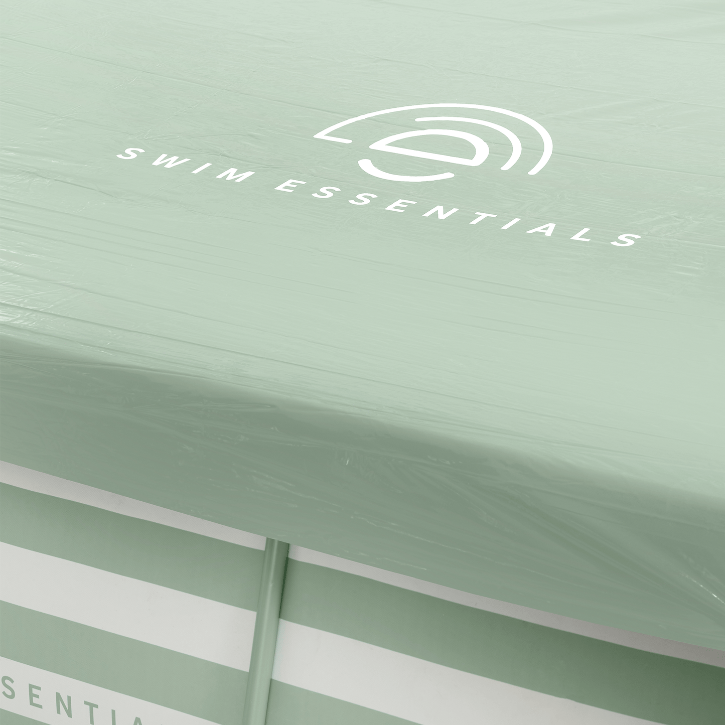 Couverture de piscine pour piscine ronde - Vert - Essence - Ø 300 cm