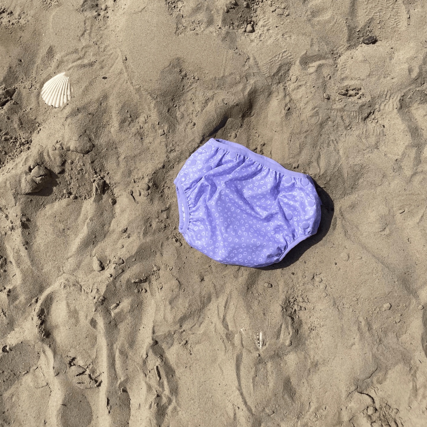Pañal de Natación - Lila - Leopard