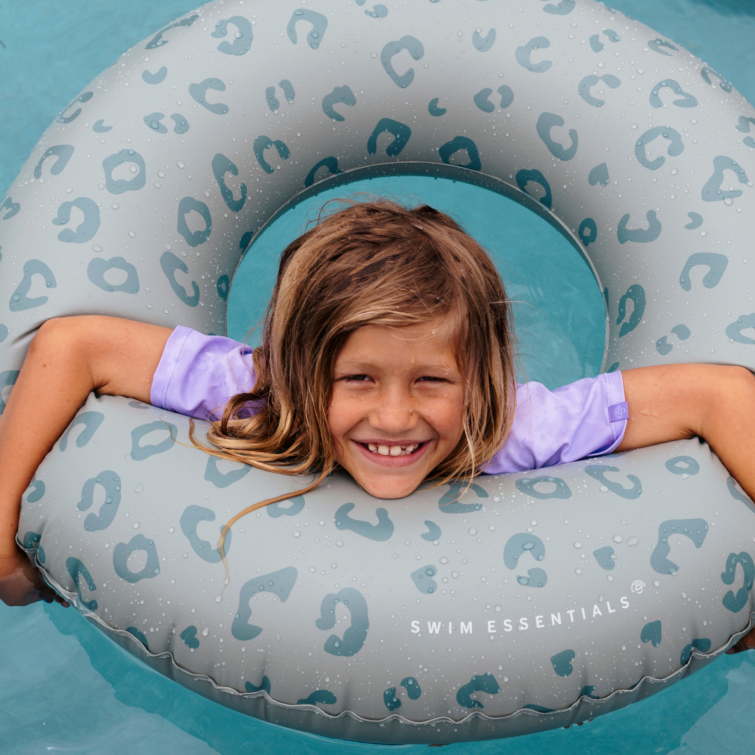Swim Ring - Green - Leopard - Ø 90 cm