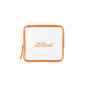 Kosmetiktasche - Transparent Orange - Klein