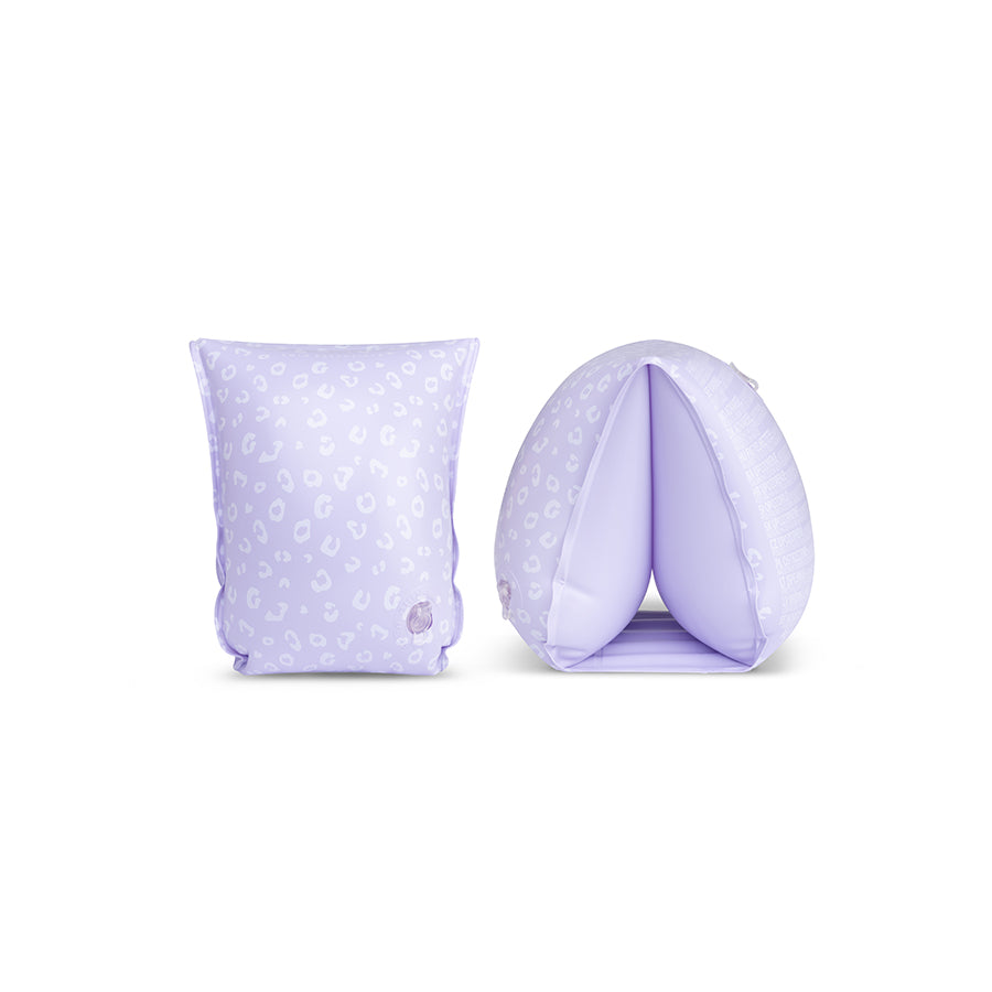 Zwembandjes - Lila - Leopard