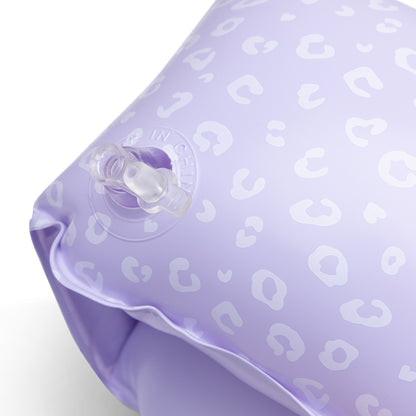 Zwembandjes - Lila - Leopard