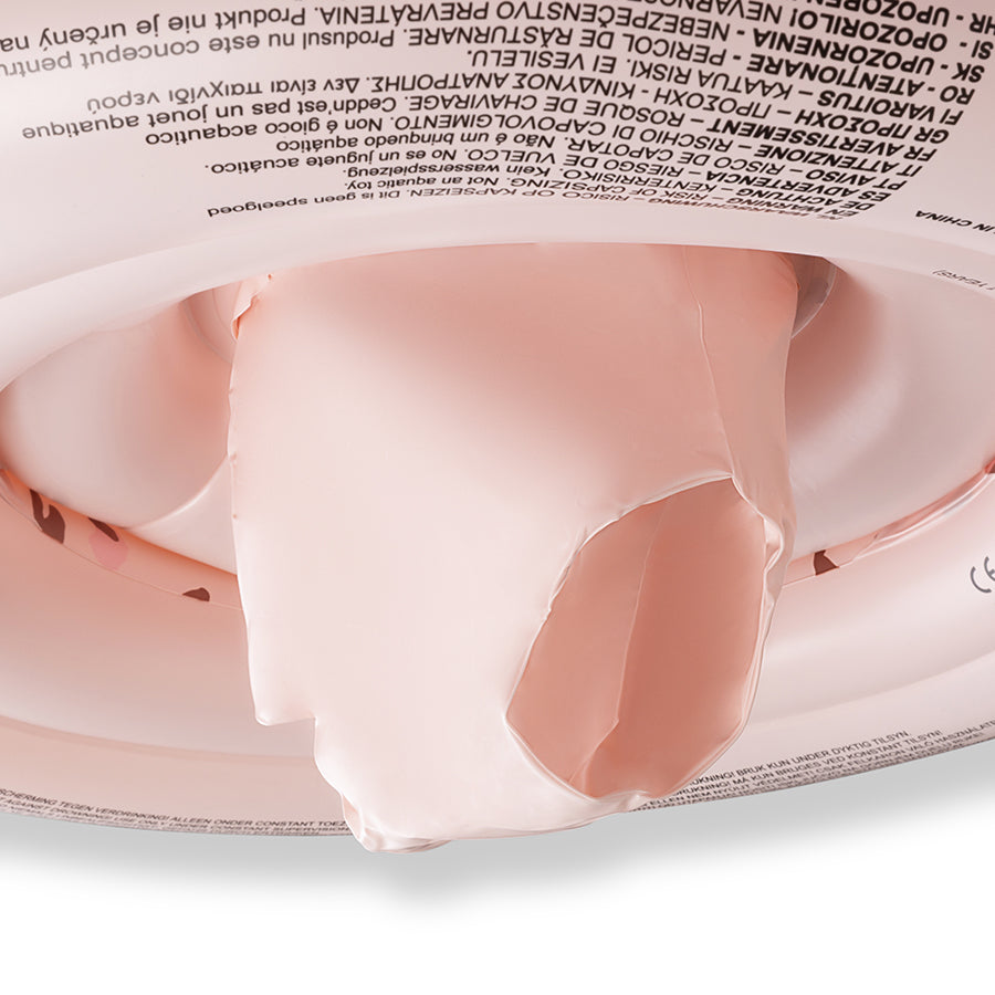 Bouée bébé - Vieux Rose - Leopard - 0/1 Ans