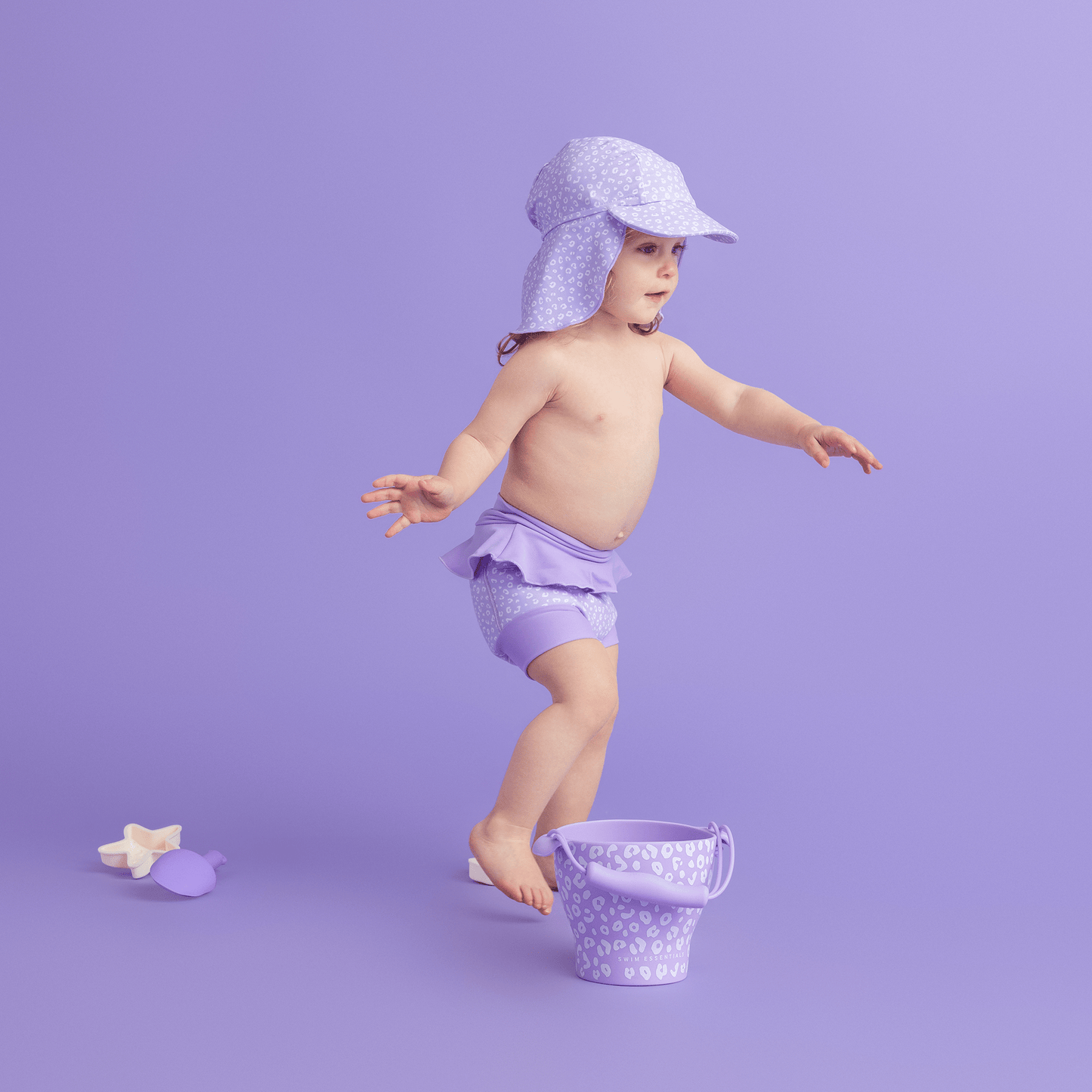 Jouets de plage - Lila - Leopard