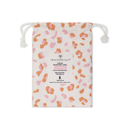 Serviette de Plage Microfibre - Beige - Leopard - 140 cm