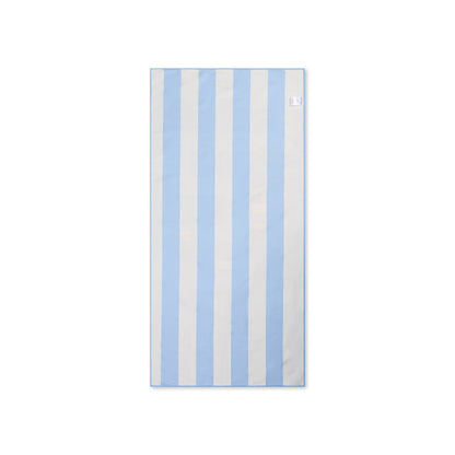 Beach Towel Microfiber - Blue - Seas The Day - 135 x 65 cm