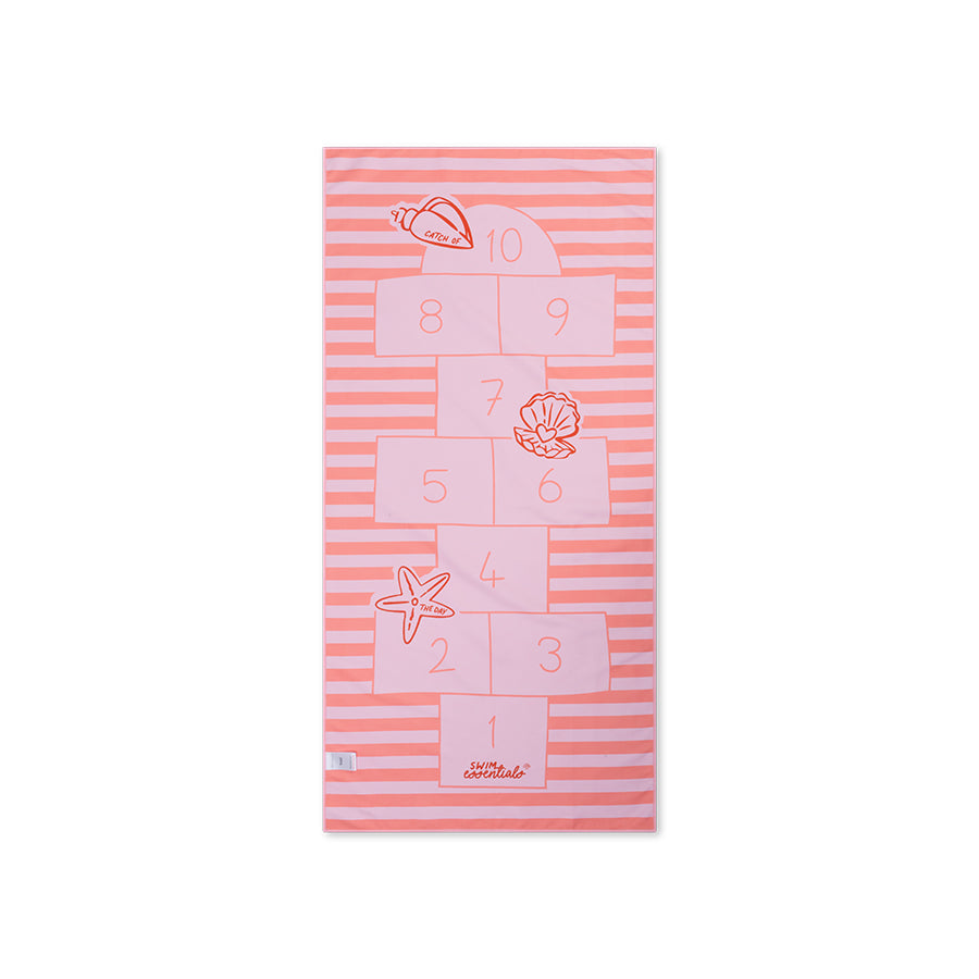 Strandlaken Microvezel - Roze - Mermazing - 135 x 65 cm