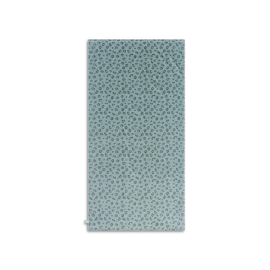 Serviette de plage en coton - Vert - Leopard - 135 x 65 cm