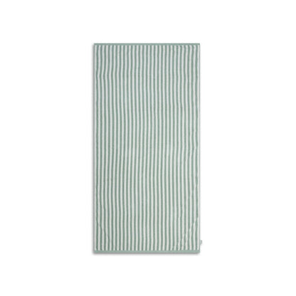 Toalla de playa algodón - Verde - Resort Stripe - 135 x 65 cm