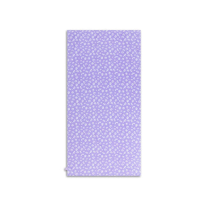 Strandlaken Katoen - Lila - Leopard - 135 x 65 cm
