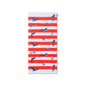 Toalla de playa algodón - Rojo/Blanco - Ocean Stripes - 135 x 65 cm