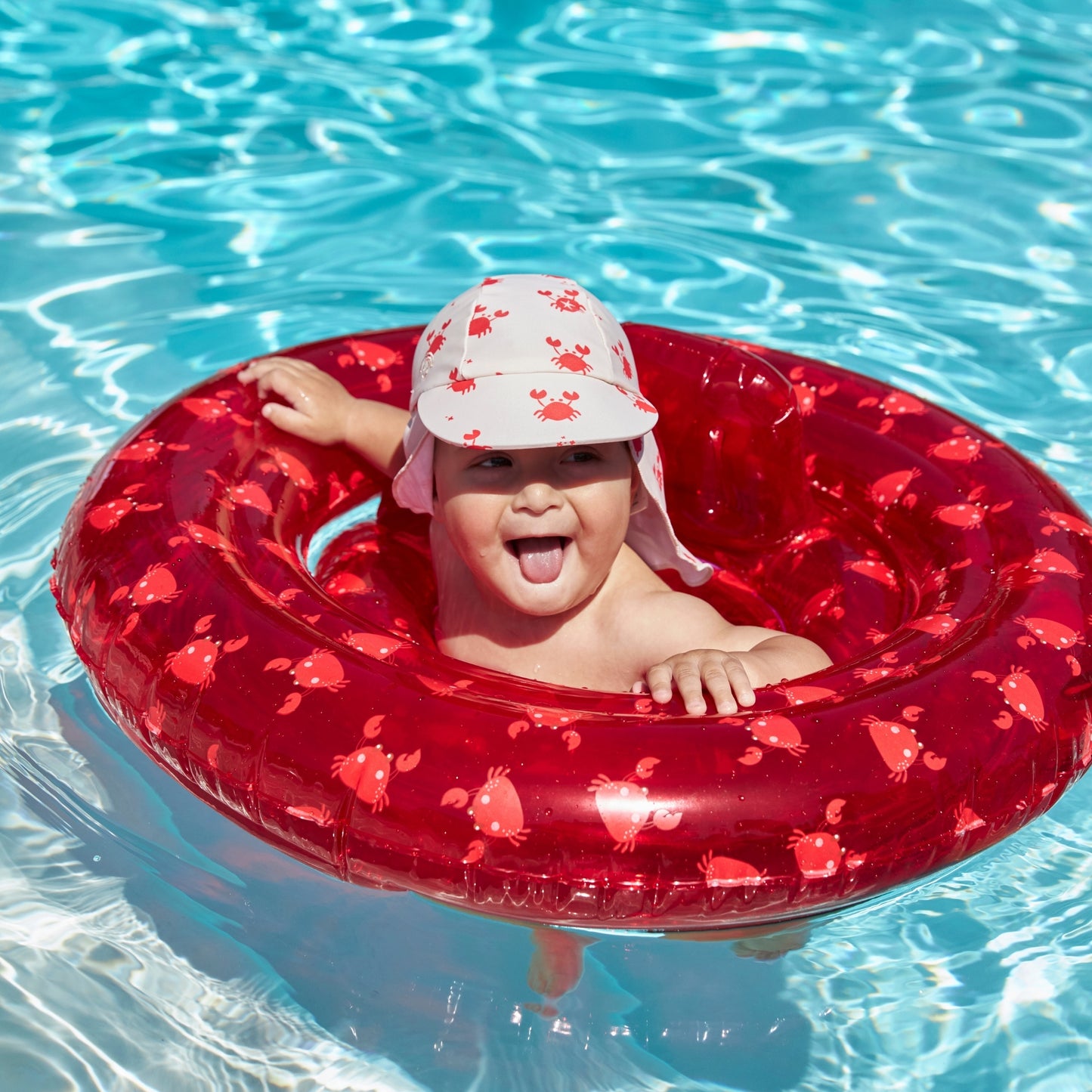 Bouée bébé - Rouge - Crabby - 0/1 Ans