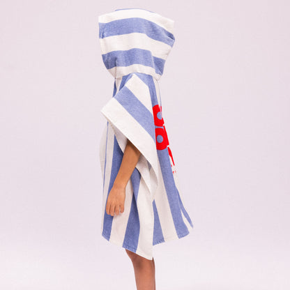 Beach Poncho - Blue - Catch Of The Day - 65 x 65 cm