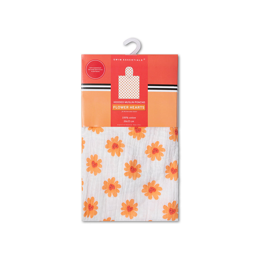 Poncho de playa - Multicolor - Floral Love - 50 x 50 cm