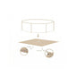Bodenabdeckung für runden Pool - Beige - Essence - Ø 305 x 75 cm