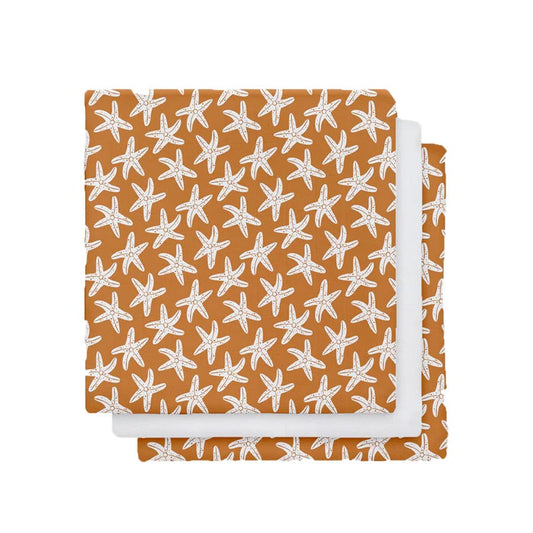 Chiffons hydrophiles - Orange - Seastar - 60 x 60 cm - 3 pièces