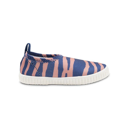 Zapatos de Agua para Niños - Azul/Naranja - Vibrant Stripes