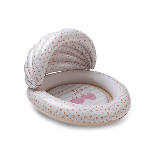 Kinderzwembad - Beige - Cozy Hearts - Ø 100 cm Met Luifel