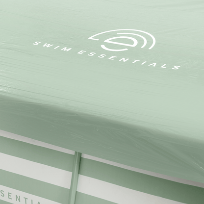 Couverture de piscine pour piscine ronde - Vert - Essence - Ø 300 cm