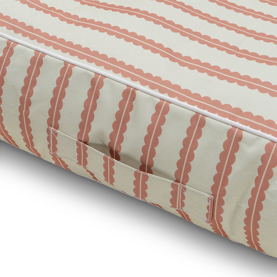 Premium Pool Float - Rot/Beige - Saint Tropez