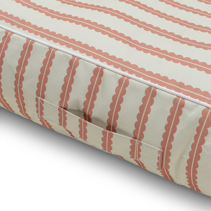 Premium Pool Float - Rot/Beige - Saint Tropez
