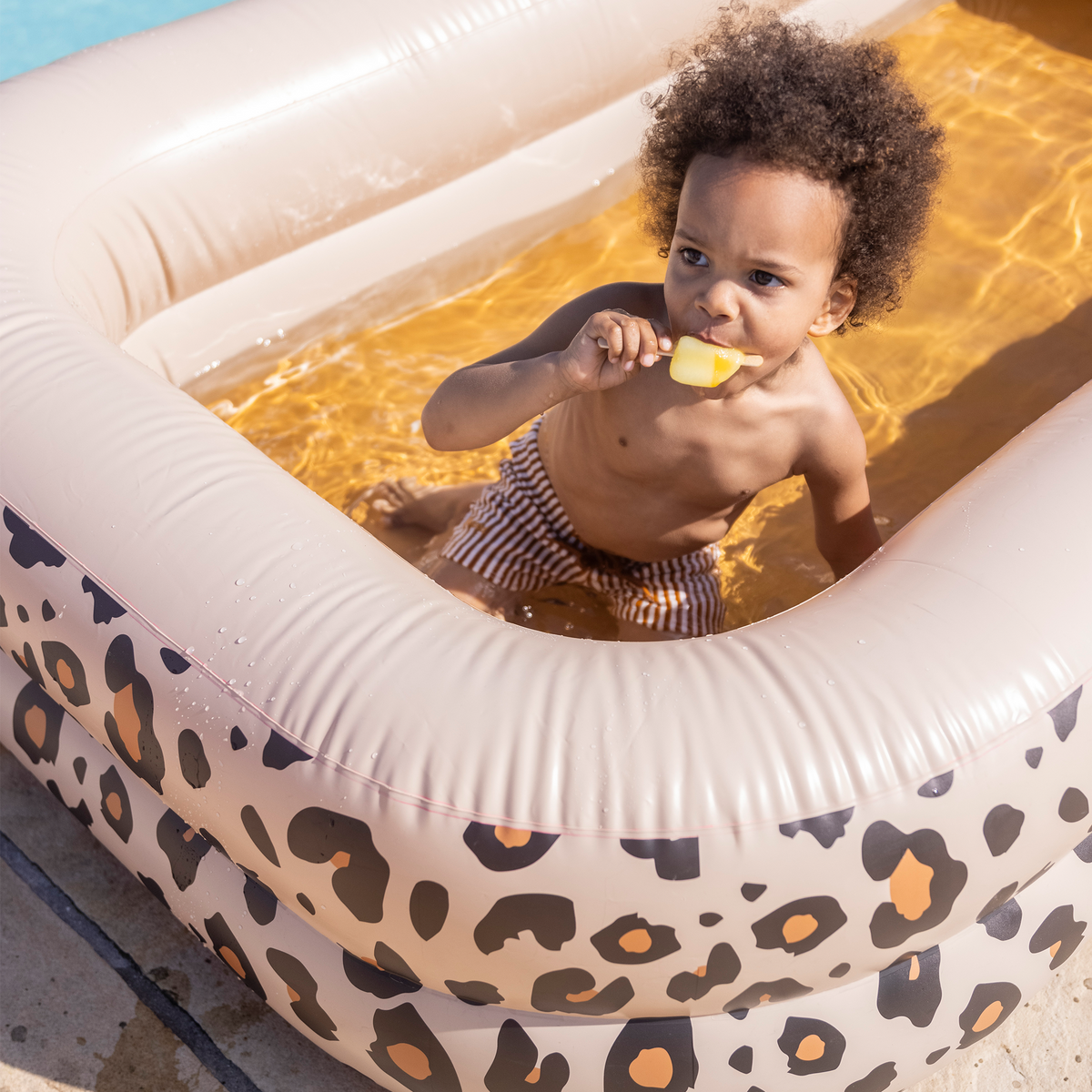 Beije Pool Pool - Beige - Safari Chic - 211 x 132 x 46 cm – sunwavebrands.com