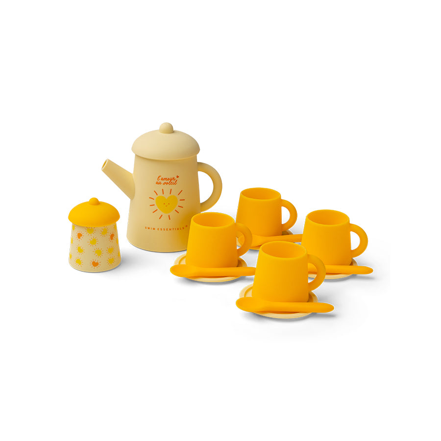 Jouet – Service à thé - Jaune - Solmate - 9 Stucks