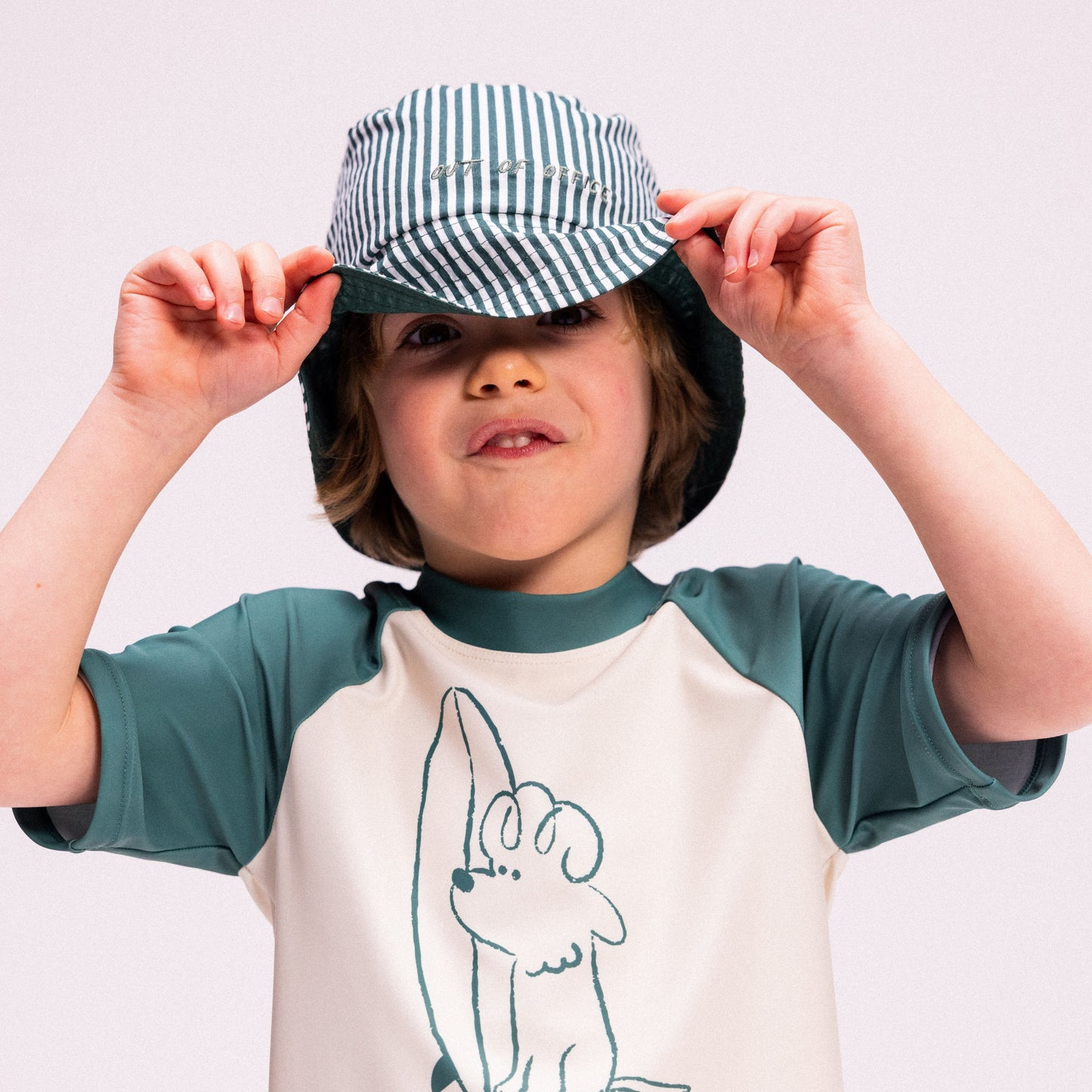 Sun Hat Reversible - Green - Surf Dogs