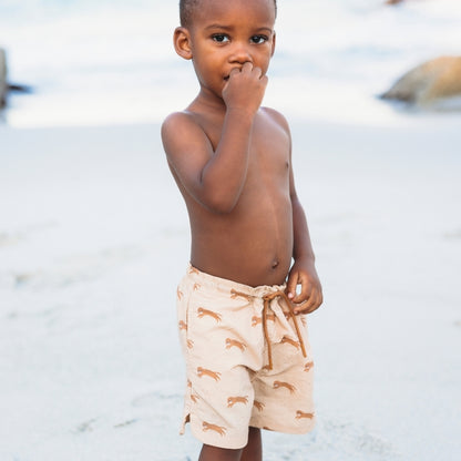 Badeshorts - Braun - Roamer