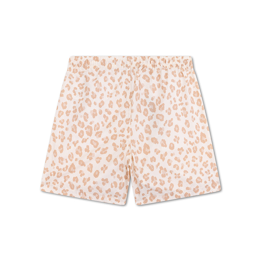 Badeshorts Mädchen - Beige - Leopard