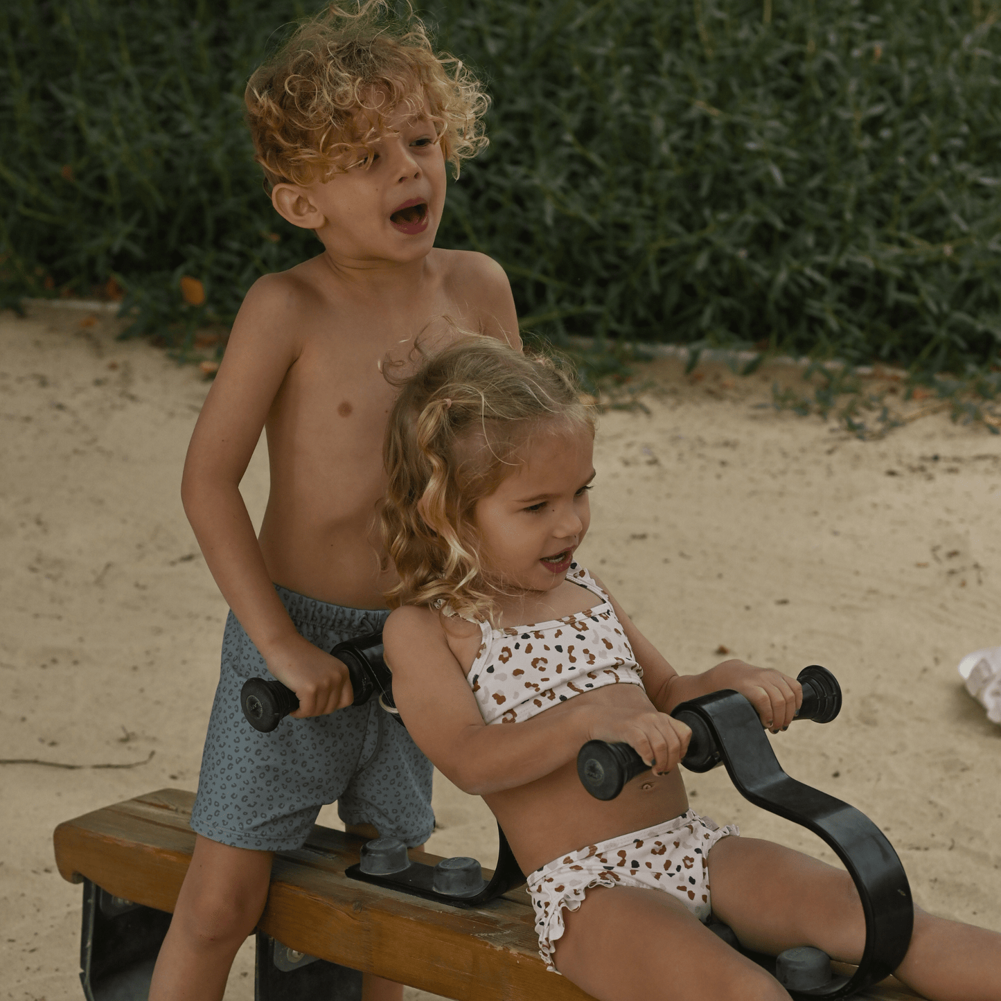 Boxer de bañador - Verde - Leopard