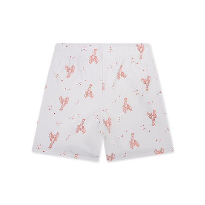 Badehose - Beige/Rot - Little Lobster