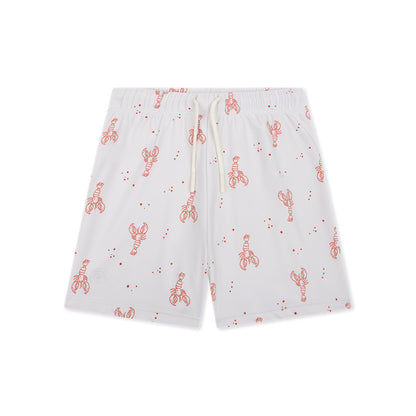 Badehose - Beige/Rot - Little Lobster