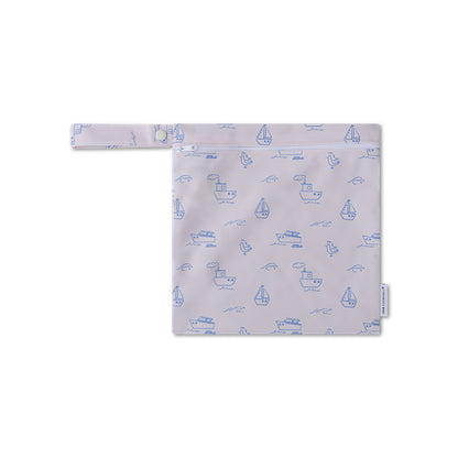 Swim Diaper - Beige/Blue - Seas The Day