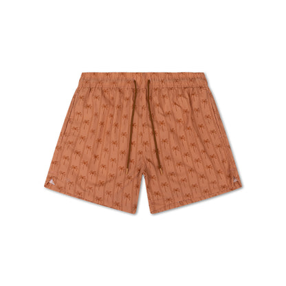 Zwembroek - Bruin - Palm Stripe - Volwassen