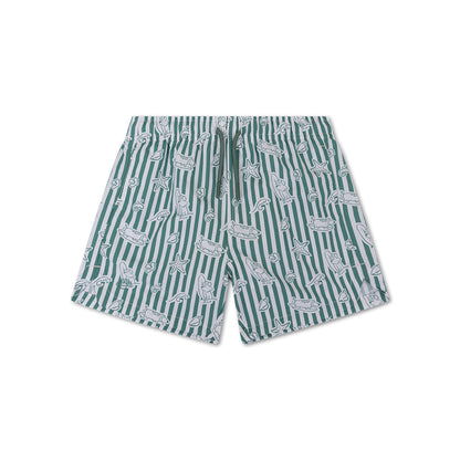 Badeshorts - Grün - Surf Dogs