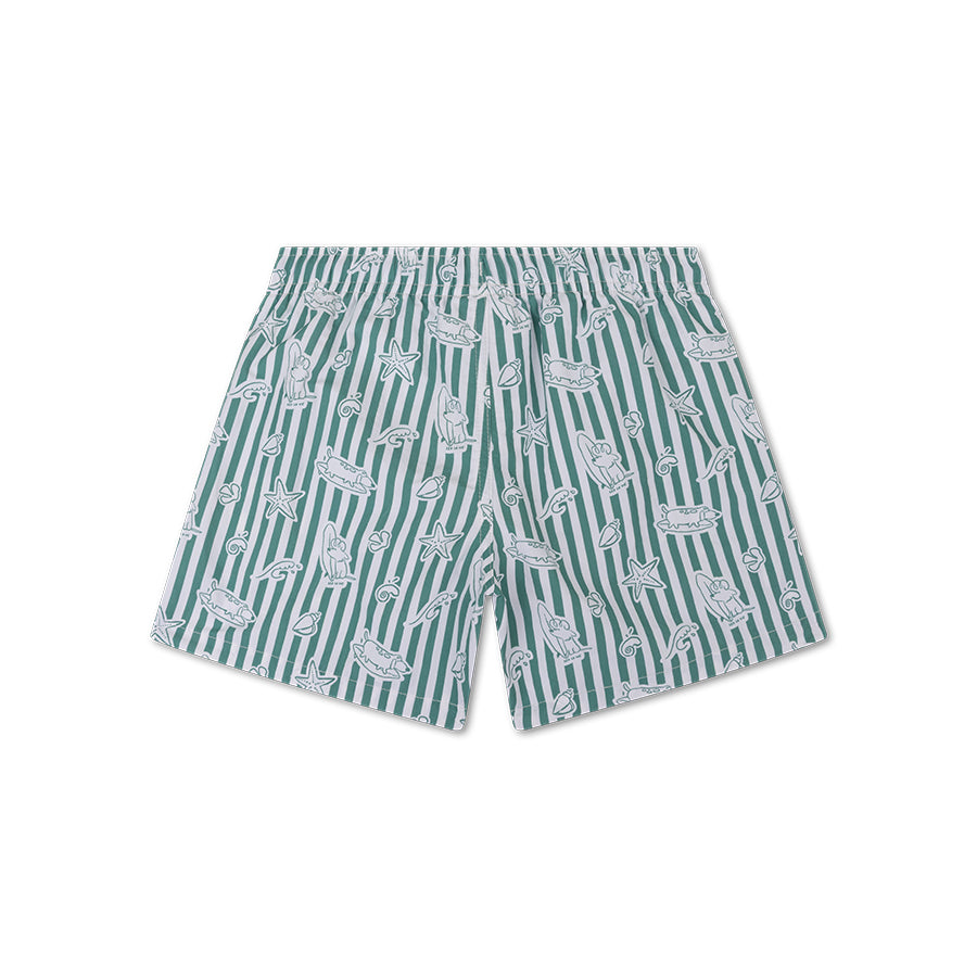 Badeshorts - Grün - Surf Dogs