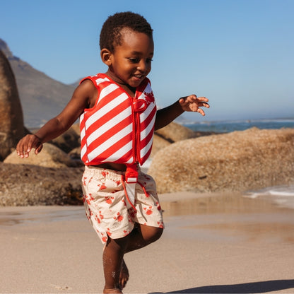 Swim Vest - Red/White - Crabby