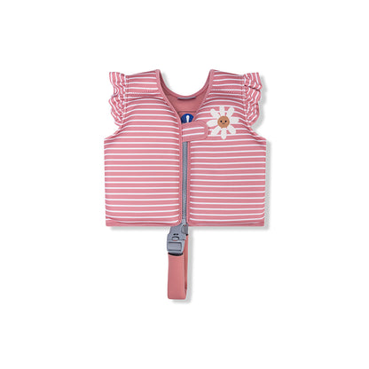 Swim Vest - Red/White - Daisy Flower