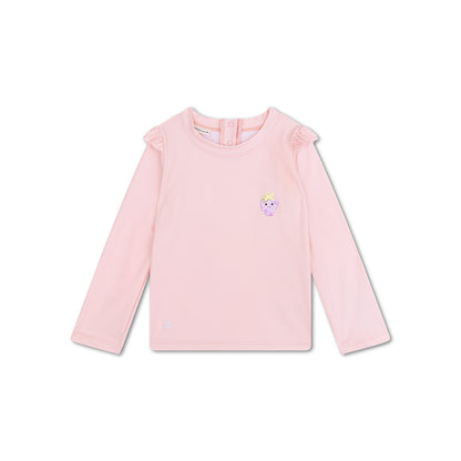 Schwimm T-Shirt - Langarm - Rosa - Blackberry