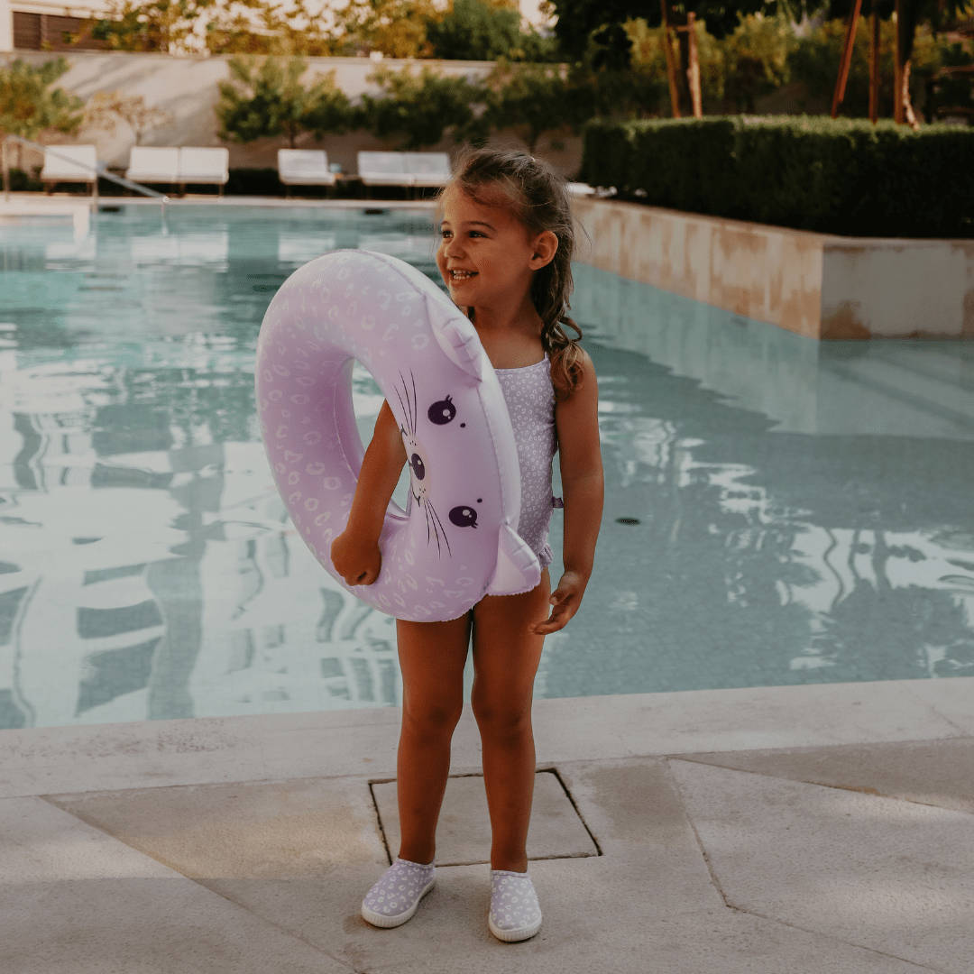 Flotador Animales - Lila - Leopard - Ø 55 cm