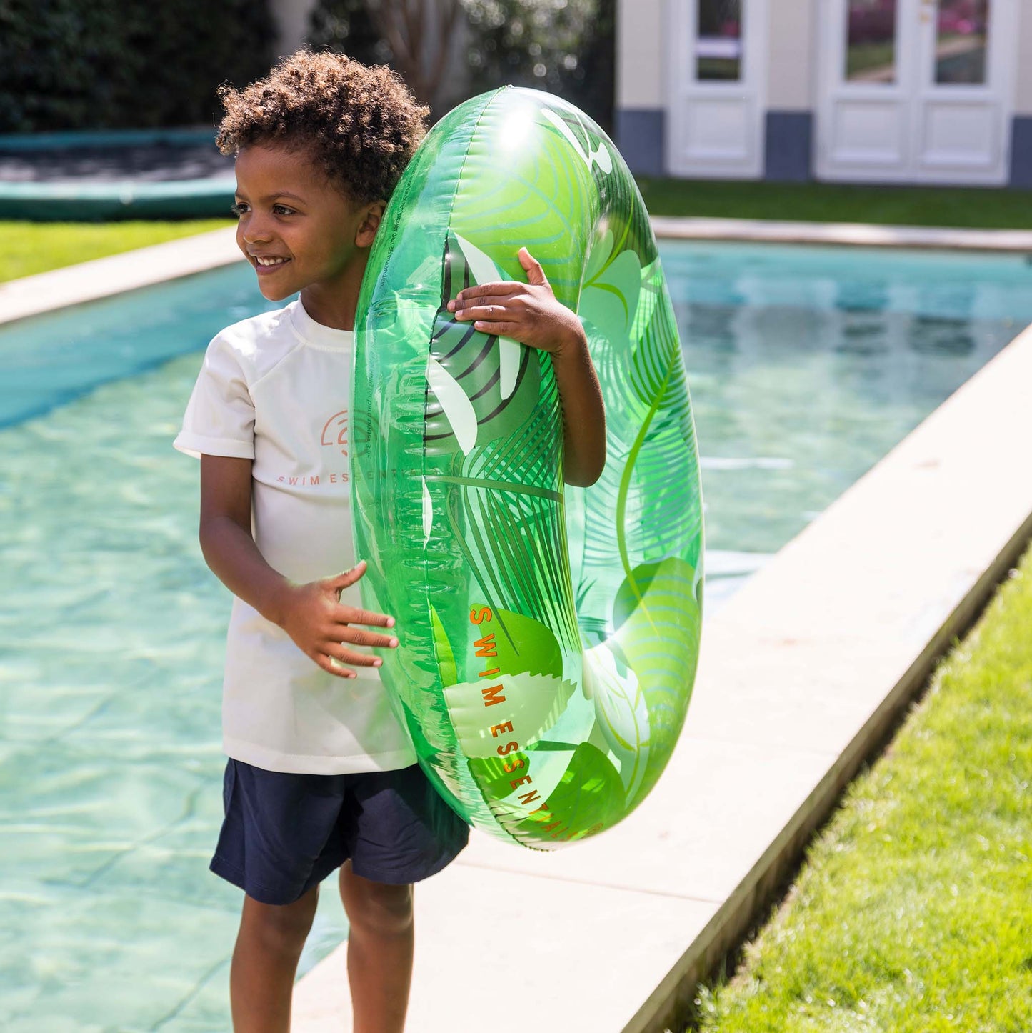 Swim Ring - Green - Tropic dream - Ø 90 cm