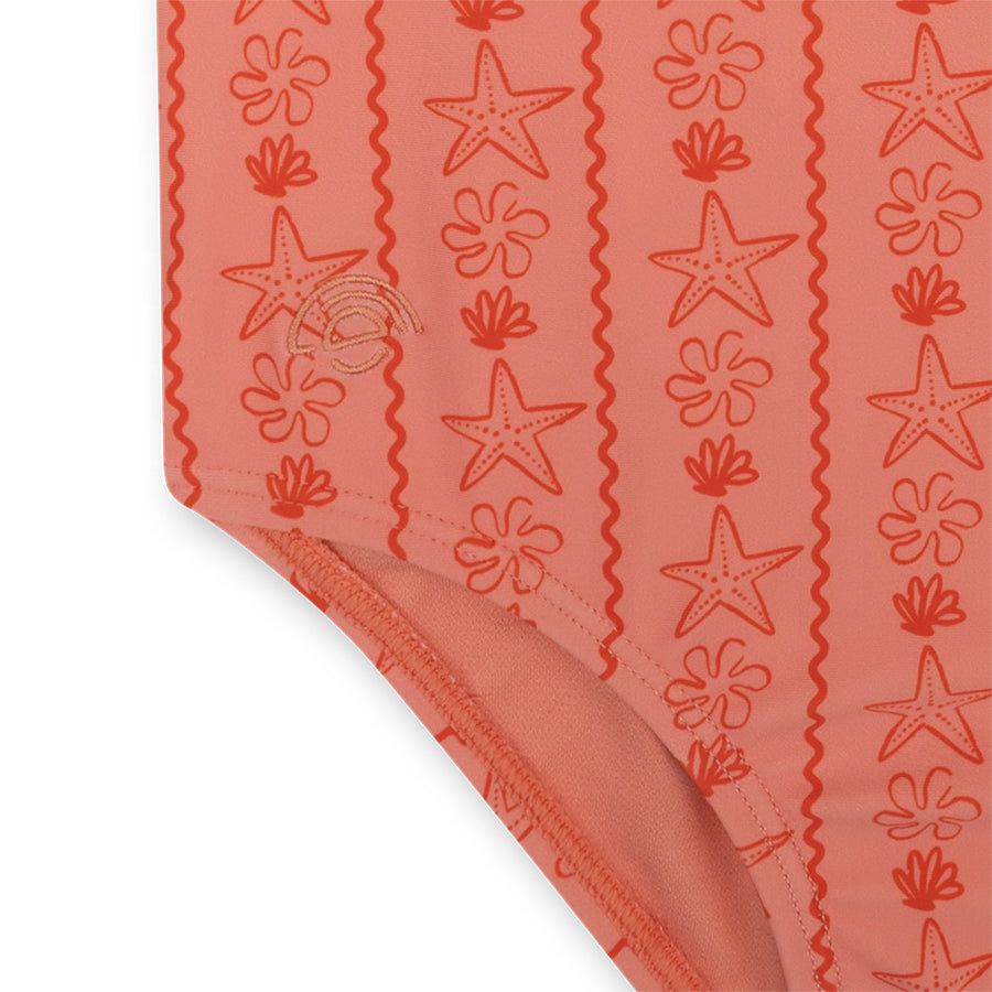 Badeanzug Mädchen - Rosa - Coastal Charm